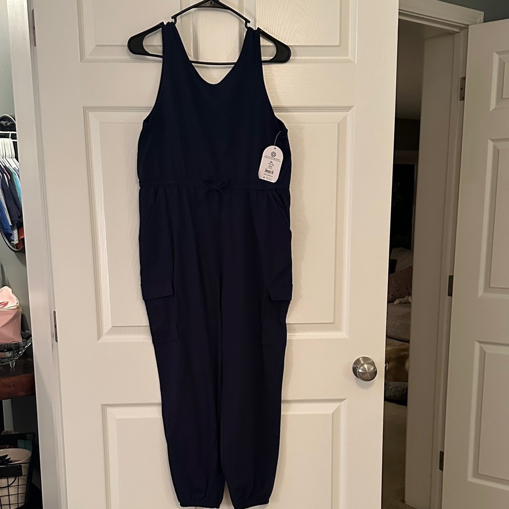 Wonder Nation Navy Blue Kids Jumpsuit